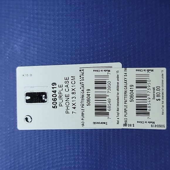 Swarovski Crystal Phone Case Purple - Picture 5 of 10